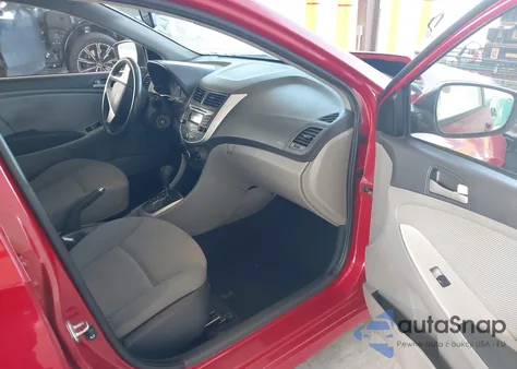 2012 Hyundai Accent Gls z USA, uszkodzony, nr VIN KMHCT4AE7CU204244